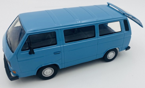 VW Type 2 (T3) Transporter 1:24 Motormax 79376 niebieski VW Type 2 (T3) Transporter 1:24 Motormax 79376 niebieski