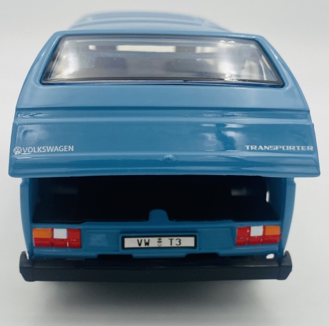 VW Type 2 (T3) Transporter 1:24 Motormax 79376 niebieski VW Type 2 (T3) Transporter 1:24 Motormax 79376 niebieski
