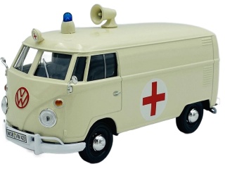 Volkswagen Type 2 T1 Ambulance karetka pogotowia model 1:24 Motormax 79565
