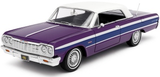 Chevrolet Impala 1964 1:24 Motormax 79021 fioletowy