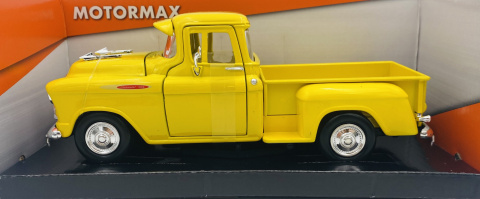 Chevy 3100 Stepside Pickup 1957 model 1:24 Motormax 79381 zółty Chevy 3100 Stepside Pickup 1957 model 1:24 Motormax 79381 zółty