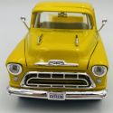 Chevy 3100 Stepside Pickup 1957 model 1:24 Motormax 79381 zółty