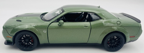 DODGE Challenger SRT Hellcat 1:24 Motormax 79350 zielony DODGE Challenger SRT Hellcat 1:24 Motormax 79350 zielony