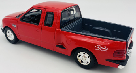 Ford F-150 Flareside Supercab Pickup 2001 1:24 Motormax 73284 czerwony Ford F-150 Flareside Supercab Pickup 2001 1:24 Motormax 73284 czerwony