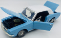 Ford Mustang 1/2 1964 hard top Bond Thunderball model 1:18 Motormax 79834