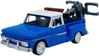 GMC C1000 Fenderside pickup 1966 Tow Truck 1:24 Motormax 75346