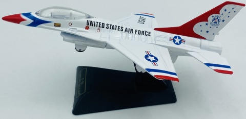 General Dynamics F-16 Fighting Falcon model podstawka METAL Motormax General Dynamics F-16 Fighting Falcon model podstawka METAL Motormax