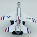 General Dynamics F-16 Fighting Falcon model podstawka METAL Motormax
