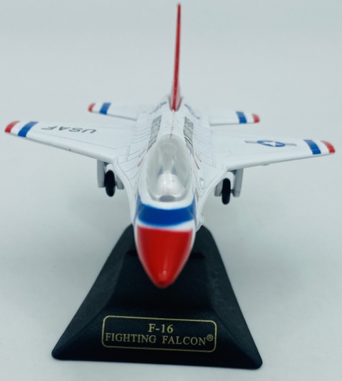 General Dynamics F-16 Fighting Falcon model podstawka METAL Motormax General Dynamics F-16 Fighting Falcon model podstawka METAL Motormax