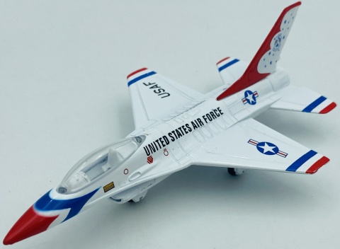 General Dynamics F-16 Fighting Falcon model podstawka METAL Motormax General Dynamics F-16 Fighting Falcon model podstawka METAL Motormax