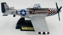 North American P-51 Mustang duży model METAL podstawka Motormax 76370 1:48