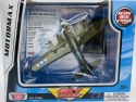 Samolot Boeing B-17 Flying Fortress model podstawka METAL Motormax zielony