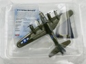 Samolot Boeing B-17 Flying Fortress model podstawka METAL Motormax zielony