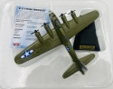 Samolot Boeing B-17 Flying Fortress model podstawka METAL Motormax zielony