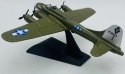 Samolot Boeing B-17 Flying Fortress model podstawka METAL Motormax zielony