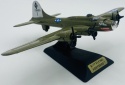 Samolot Boeing B-17 Flying Fortress model podstawka METAL Motormax zielony