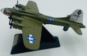 Samolot Boeing B-17 Flying Fortress model podstawka METAL Motormax zielony