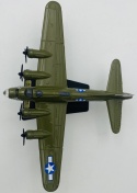 Samolot Boeing B-17 Flying Fortress model podstawka METAL Motormax zielony