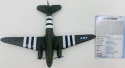 Samolot Boeing C-47 Skytrain Dakota model podstawka METAL Motormax