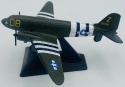 Samolot Boeing C-47 Skytrain Dakota model podstawka METAL Motormax