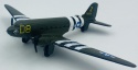 Samolot Boeing C-47 Skytrain Dakota model podstawka METAL Motormax