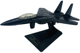 Samolot Boeing F-15 Strike Eagle model podstawka METAL Motormax czarny