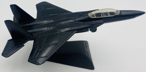 Samolot Boeing F-15 Strike Eagle model podstawka METAL Motormax czarny Samolot Boeing F-15 Strike Eagle model podstawka METAL Motormax czarny