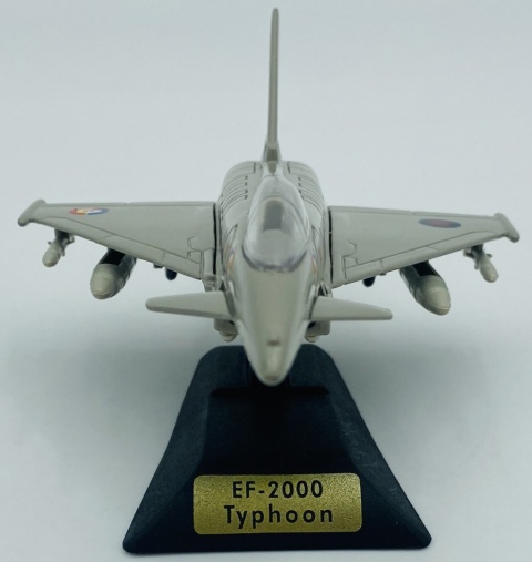 Samolot Eurofighter Typhoon EF-2000 model podstawka METAL Motormax Samolot Eurofighter Typhoon EF-2000 model podstawka METAL Motormax