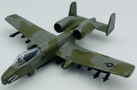 Samolot Fairchild Republic A-10 Thunderbolt model podstawka METAL Motormax Samolot Fairchild Republic A-10 Thunderbolt model podstawka METAL Motormax