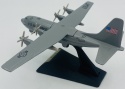 Samolot Lockheed C-130 Hercules model podstawka METAL Motormax szary
