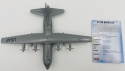 Samolot Lockheed C-130 Hercules model podstawka METAL Motormax szary