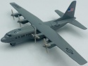 Samolot Lockheed C-130 Hercules model podstawka METAL Motormax szary