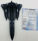 Samolot Lockheed SR-71 Blackbird model podstawka METAL Motormax