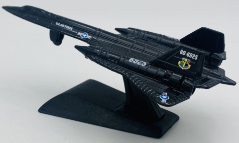 Samolot Lockheed SR-71 Blackbird model podstawka METAL Motormax Samolot Lockheed SR-71 Blackbird model podstawka METAL Motormax