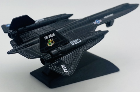 Samolot Lockheed SR-71 Blackbird model podstawka METAL Motormax Samolot Lockheed SR-71 Blackbird model podstawka METAL Motormax