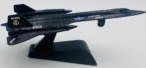 Samolot Lockheed SR-71 Blackbird model podstawka METAL Motormax Samolot Lockheed SR-71 Blackbird model podstawka METAL Motormax