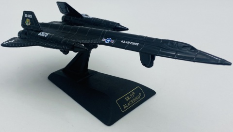 Samolot Lockheed SR-71 Blackbird model podstawka METAL Motormax Samolot Lockheed SR-71 Blackbird model podstawka METAL Motormax