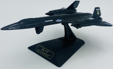 Samolot Lockheed SR-71 Blackbird model podstawka METAL Motormax Samolot Lockheed SR-71 Blackbird model podstawka METAL Motormax