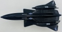 Samolot Lockheed SR-71 Blackbird model podstawka METAL Motormax