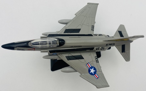 Samolot McDonnell Douglas F-4 Phantom II model podstawka METAL Motormax Samolot McDonnell Douglas F-4 Phantom II model podstawka METAL Motormax