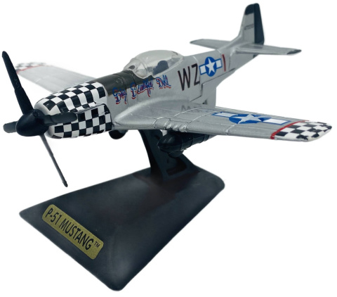 Samolot North American P-51 Mustang model podstawka METAL Motormax Samolot North American P-51 Mustang model podstawka METAL Motormax