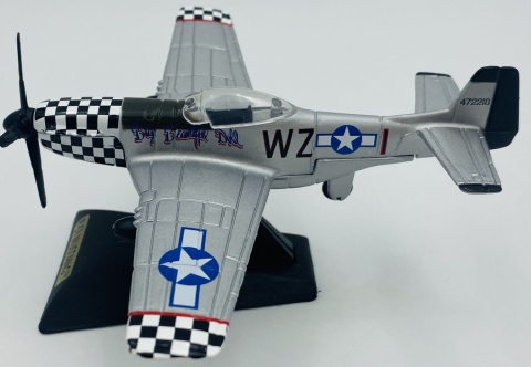 Samolot North American P-51 Mustang model podstawka METAL Motormax Samolot North American P-51 Mustang model podstawka METAL Motormax