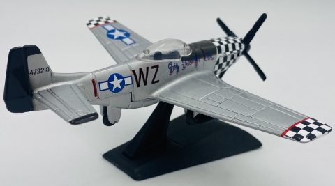 Samolot North American P-51 Mustang model podstawka METAL Motormax Samolot North American P-51 Mustang model podstawka METAL Motormax