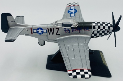 Samolot North American P-51 Mustang model podstawka METAL Motormax Samolot North American P-51 Mustang model podstawka METAL Motormax