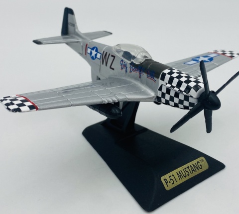 Samolot North American P-51 Mustang model podstawka METAL Motormax Samolot North American P-51 Mustang model podstawka METAL Motormax