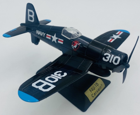 Samolot Northrop Grumman Vought F4U-1D Corsair model METAL Motormax Samolot Northrop Grumman Vought F4U-1D Corsair model METAL Motormax