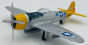 Samolot Republic P-47 Thunderbolt "Jug" model podstawka METAL Motormax