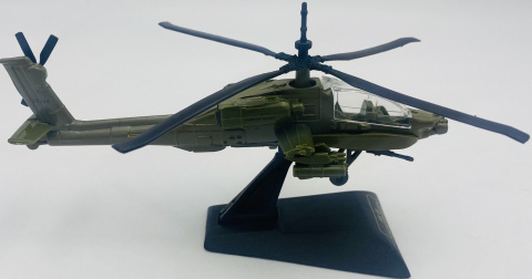 Śmigłowiec Boeing AH-64 Apache Longbow model podstawka METAL Motormax Śmigłowiec Boeing AH-64 Apache Longbow model podstawka METAL Motormax