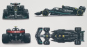 Bolid do składania F1 Mercedes AMG W14 E 2023 #44 Lewis Hamilton 1:24