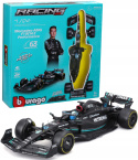 Bolid do składania F1 Mercedes AMG W14 E 2023 #63 Russell Bburago 1:24